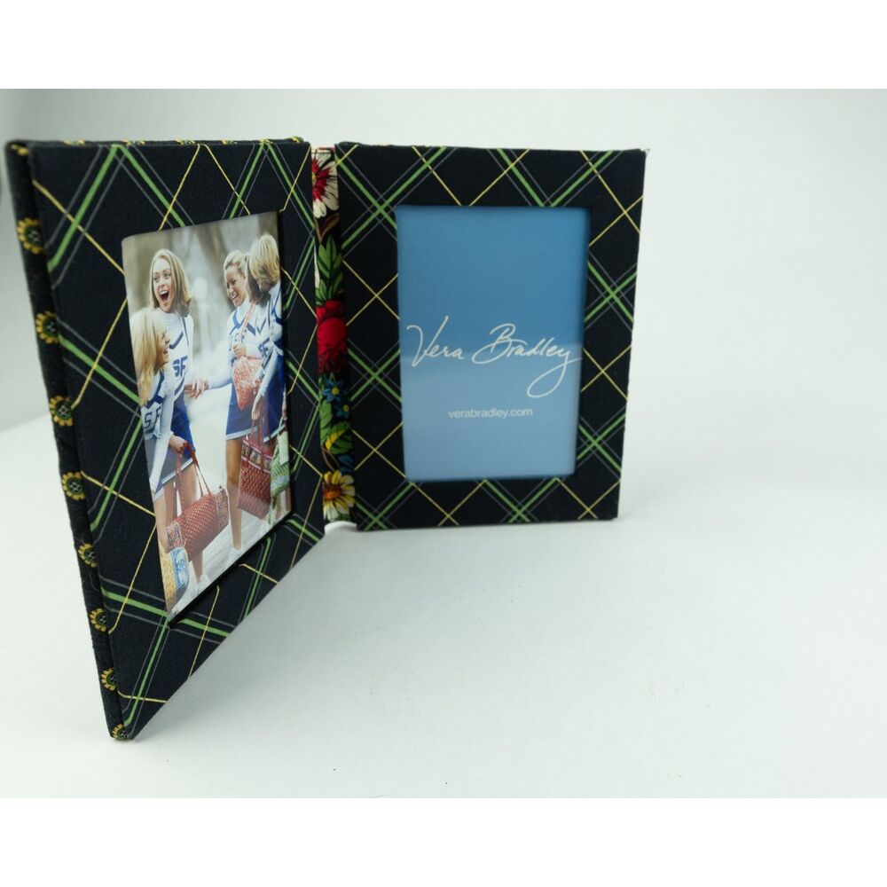 Vintage Retired Vera Bradley Double Picture Frame New